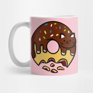 Chocolate donut cat Mug